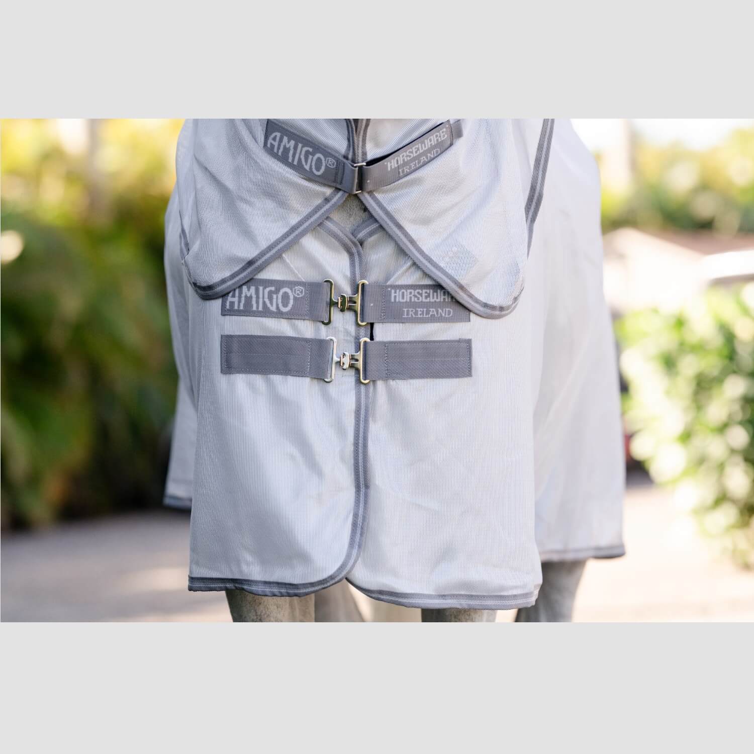 Horseware Amigo Integrated Fly Sheet Silver/Titanium/Grey