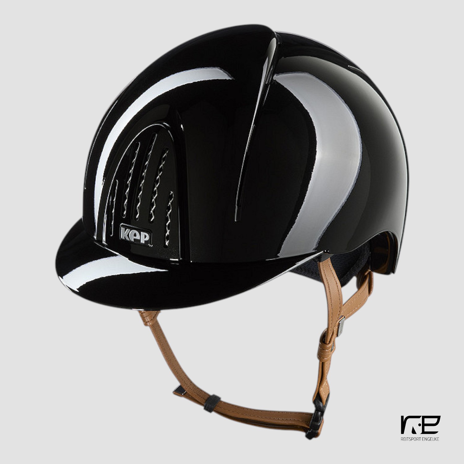 Kep Italia Reithelm Smart Nova Polish beiges Leder