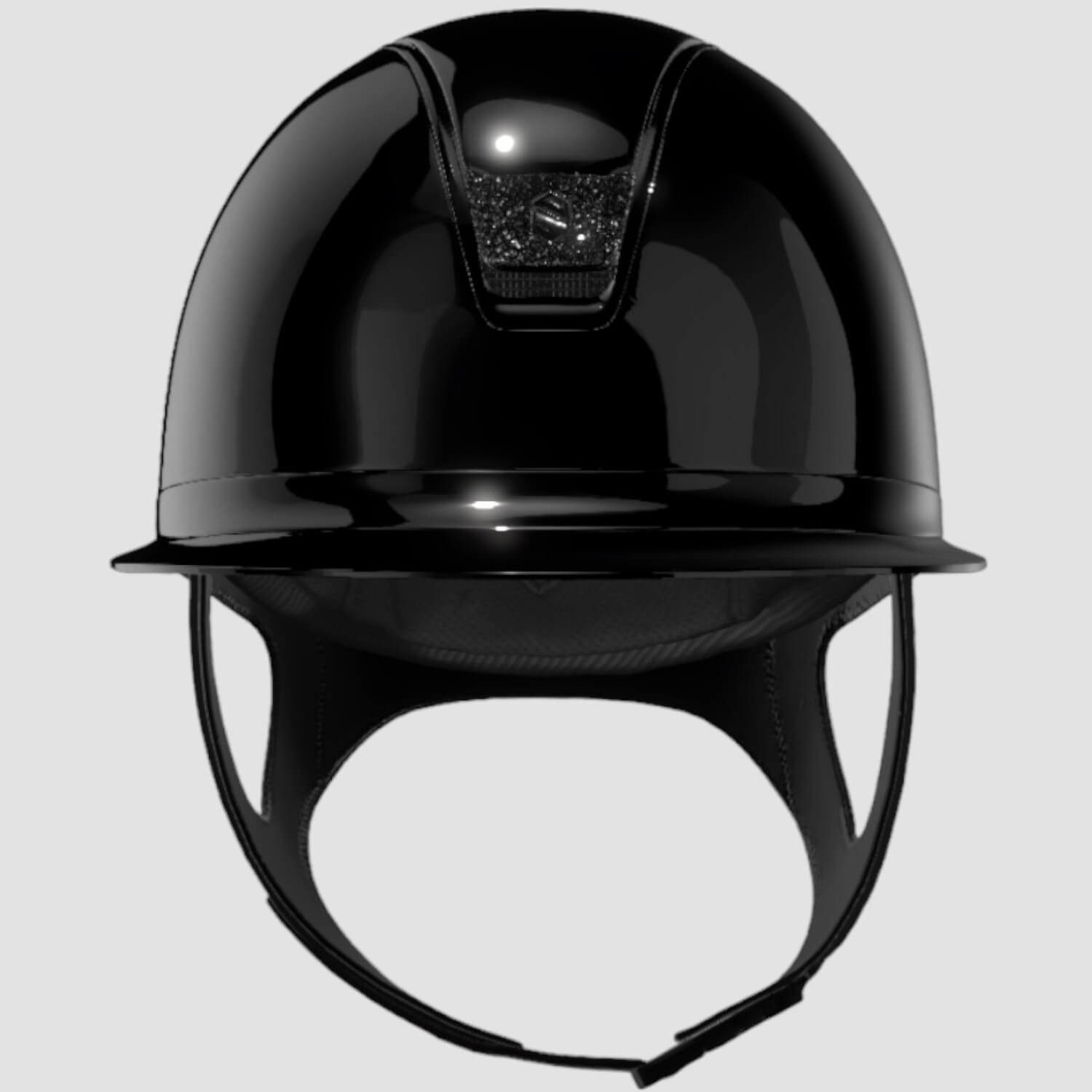Samshield Reithelm MissShield Glossy V2  black glossy black chrome black Blazon Ultra Fine Rock black