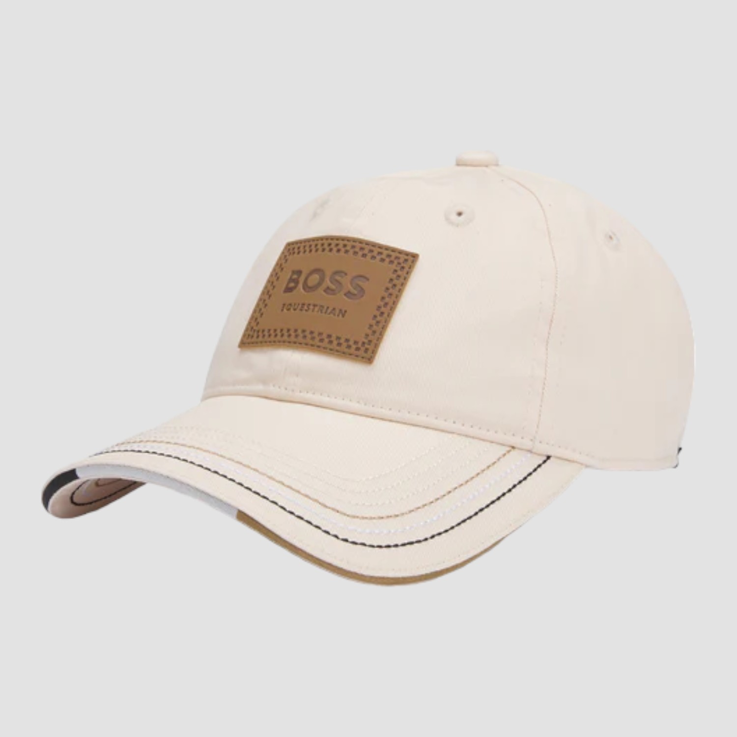 BOSS Equestrian Cap Leder Vintage
