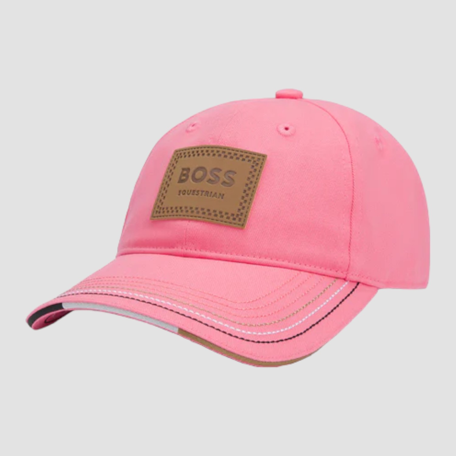 BOSS Equestrian Cap Leder Vintage