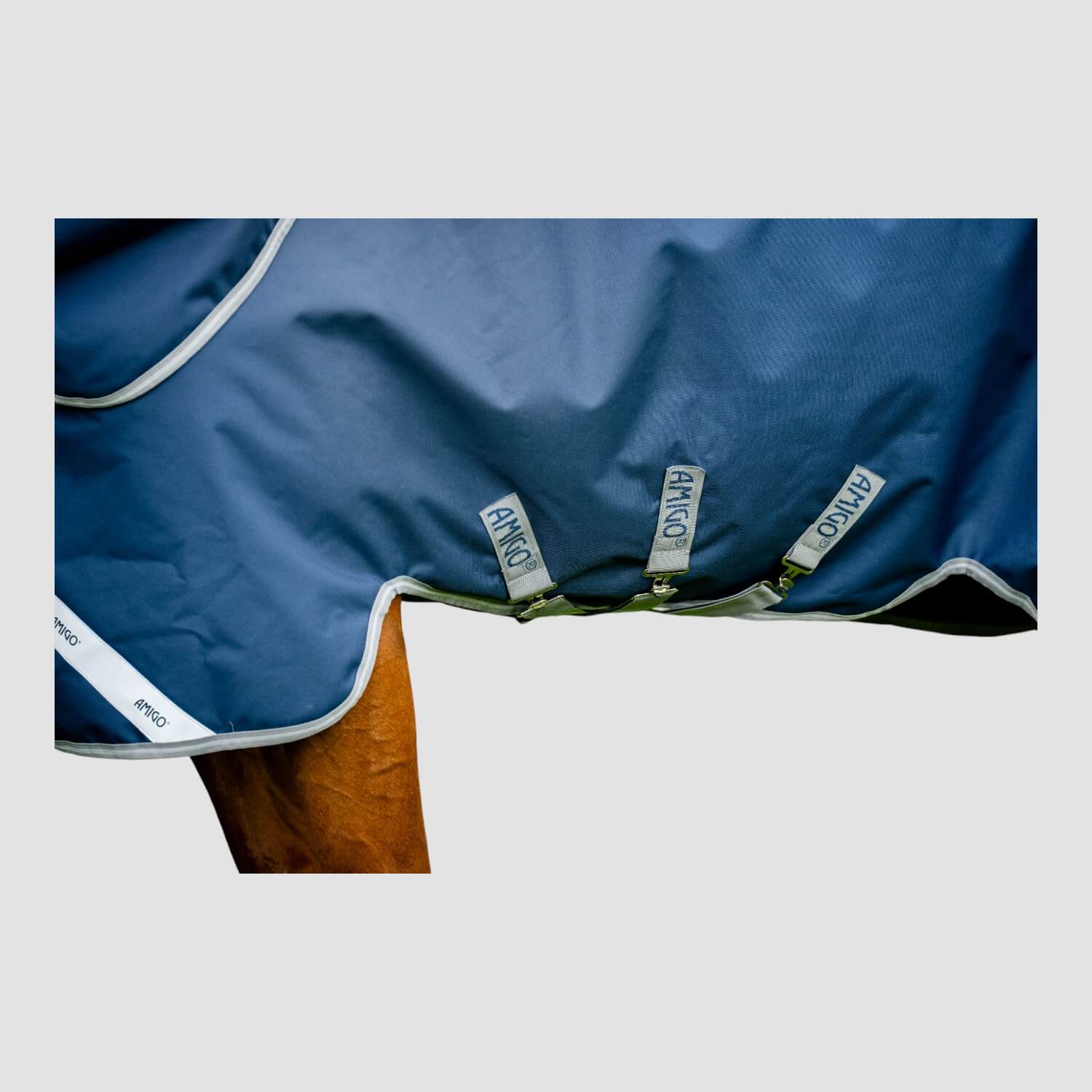 Horseware Amigo 1200D Turnout 0g Navy/Titanium/Grey & Silver