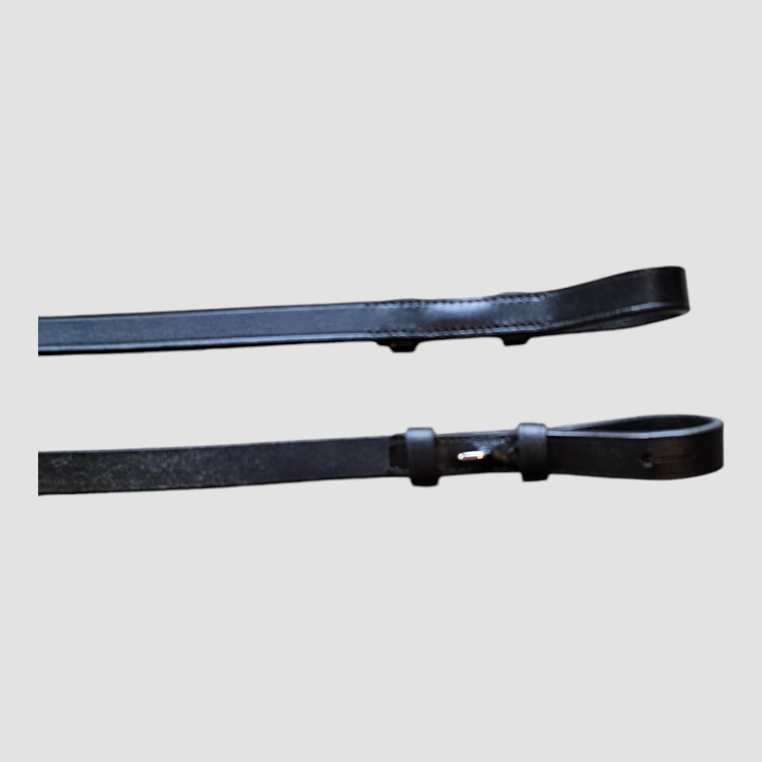 Otto Schumacher Lederzügel mit Stegen Black 16mm