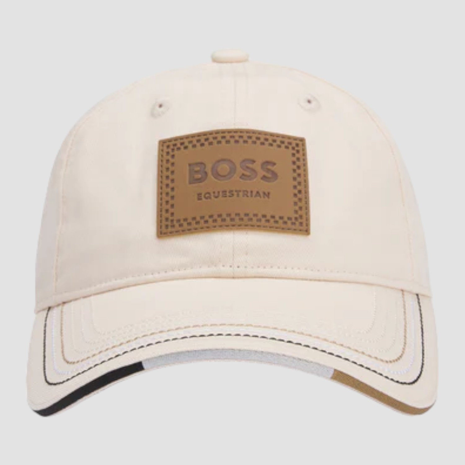BOSS Equestrian Cap Leder Vintage