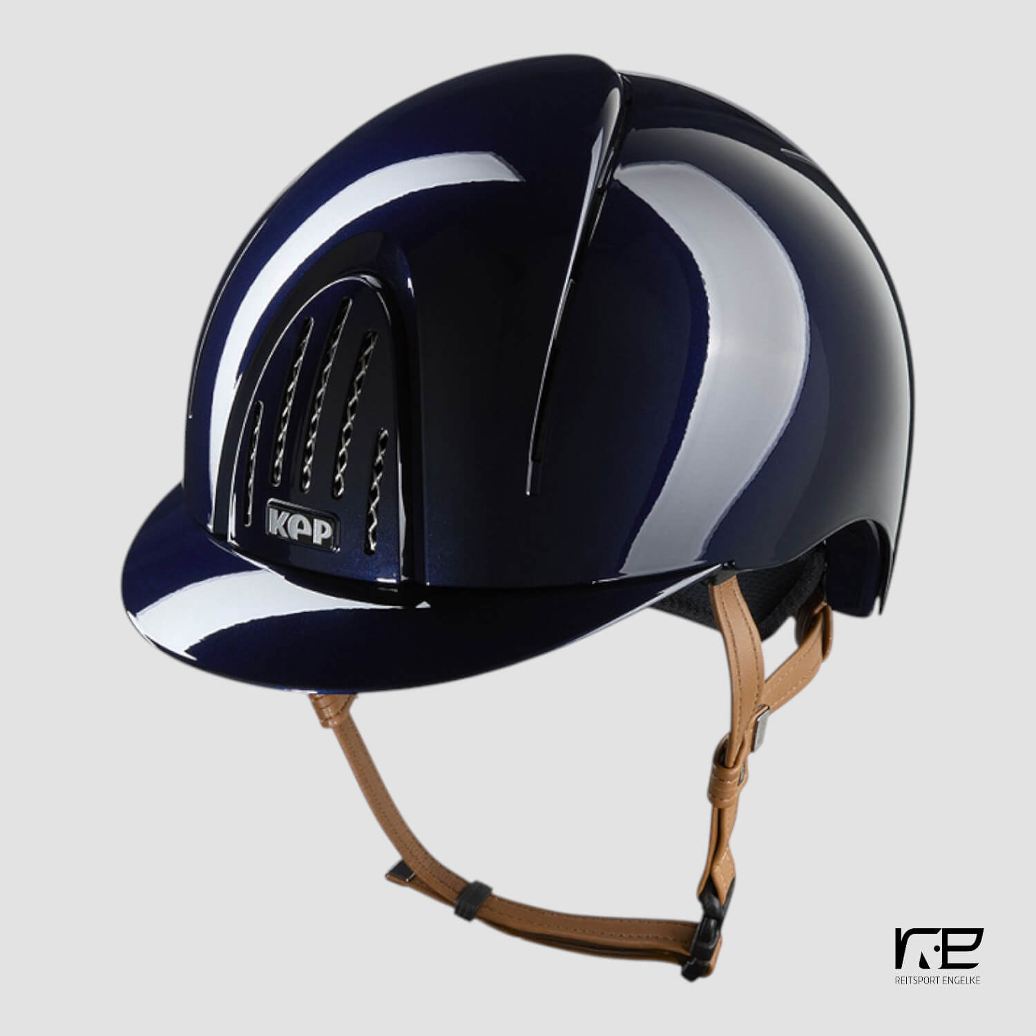 Kep Italia Reithelm Smart Nova Polish beiges Leder