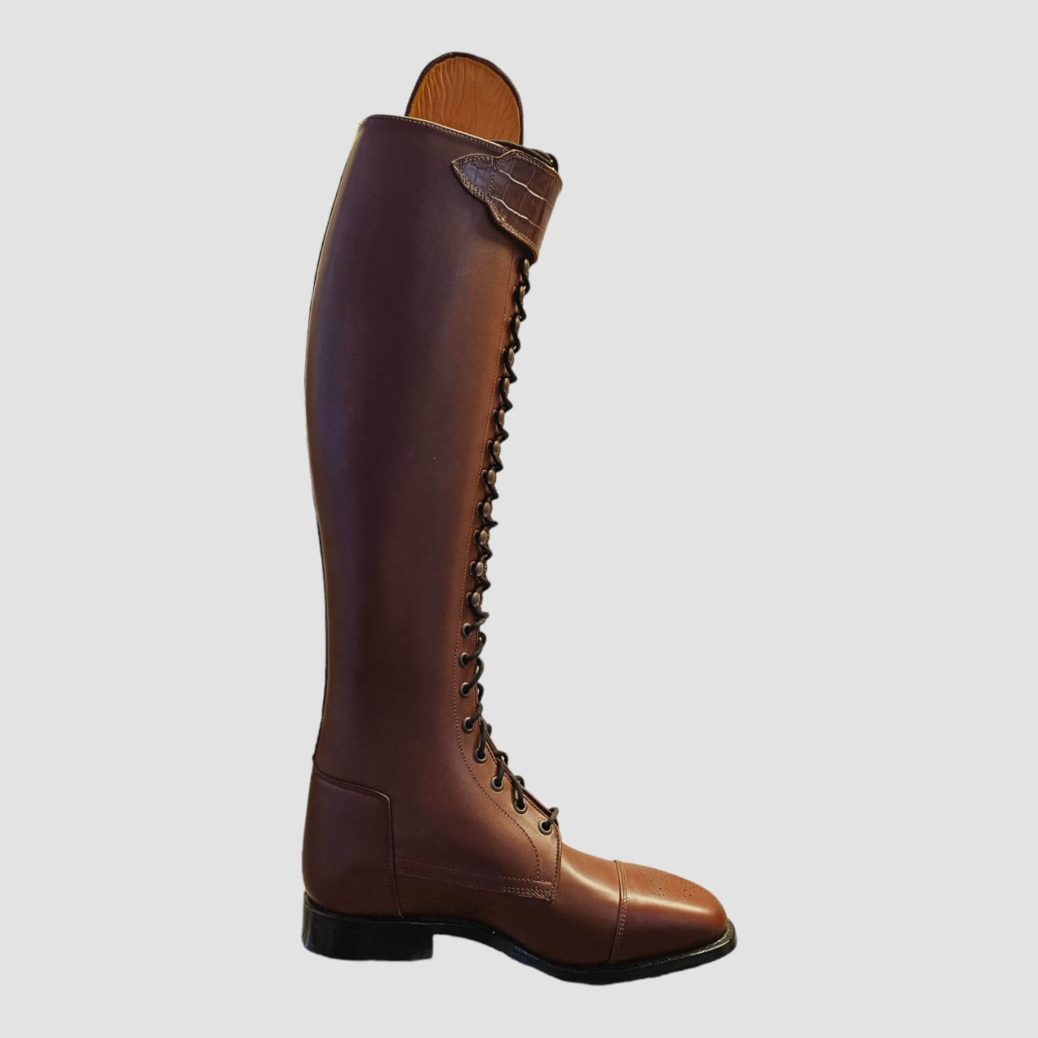 Königs Polostiefel geschnürtSpezial Bordeaux