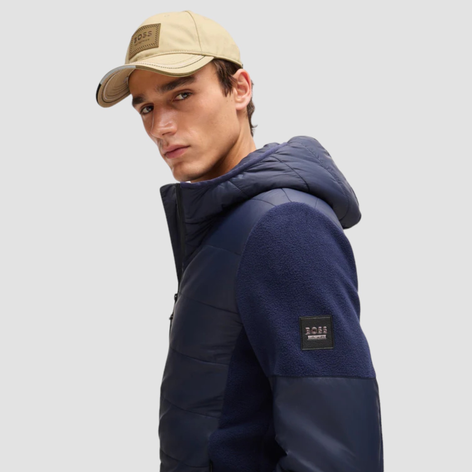 BOSS Equestrian Cap Leder Vintage