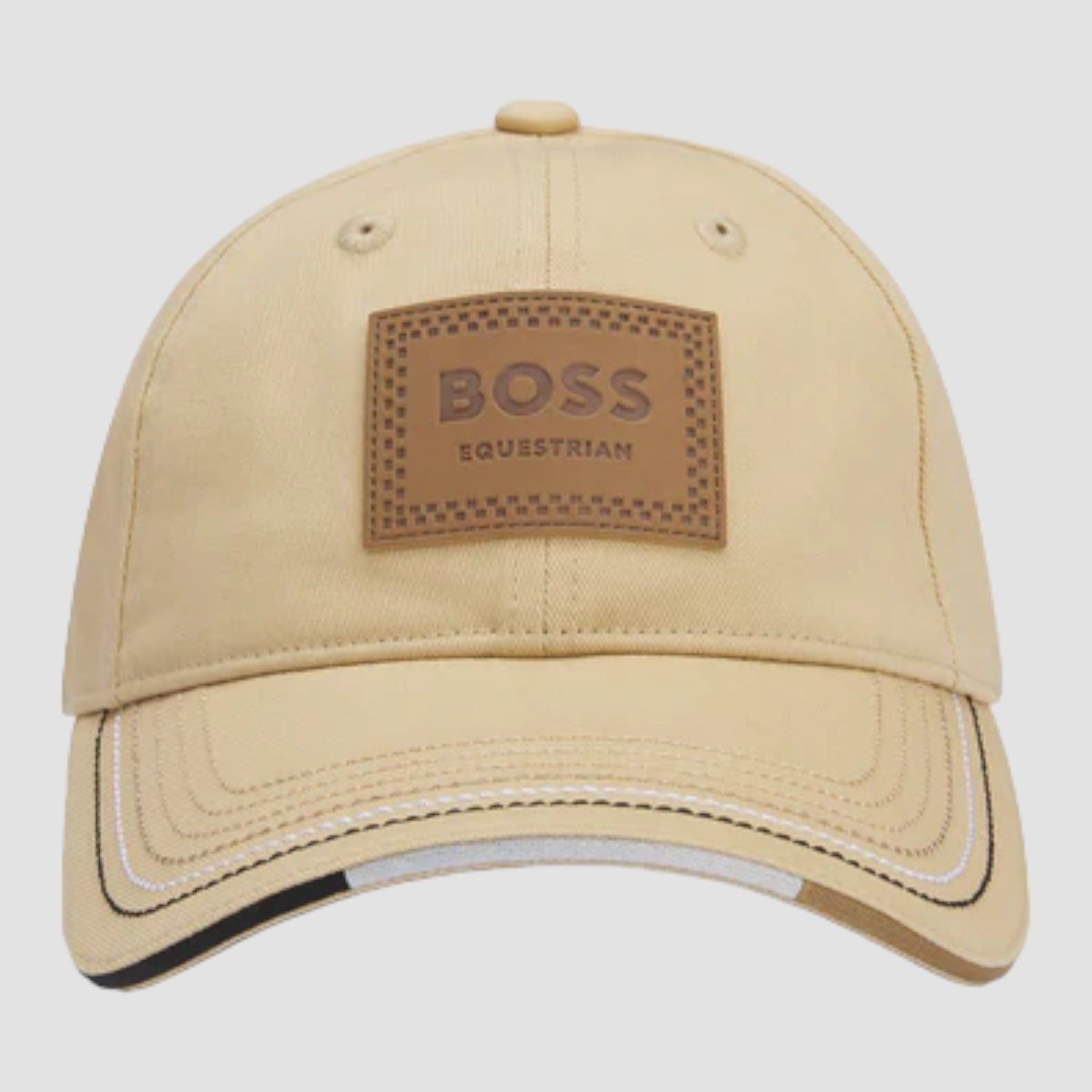 BOSS Equestrian Cap Leder Vintage