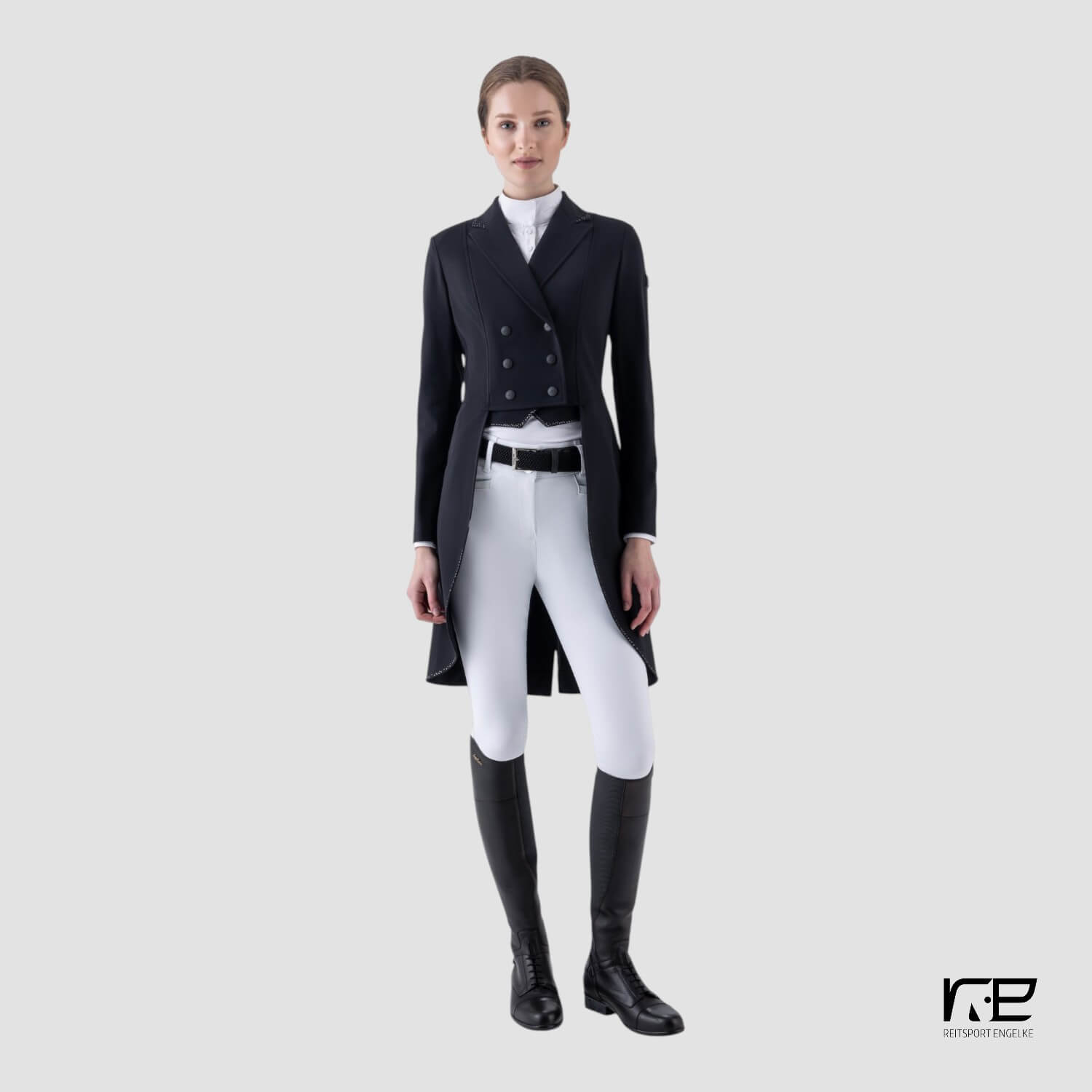 Equiline Damen Frack Eqcarek Strass Black