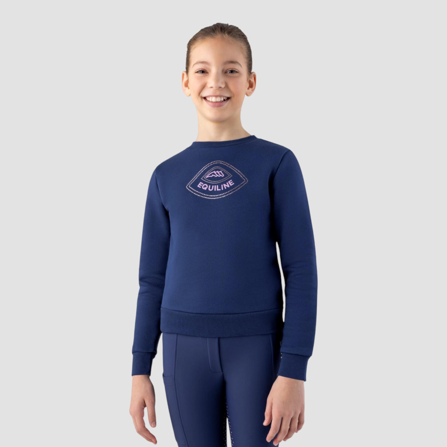 Equiline Cedril Sweatshirt Junior Navy