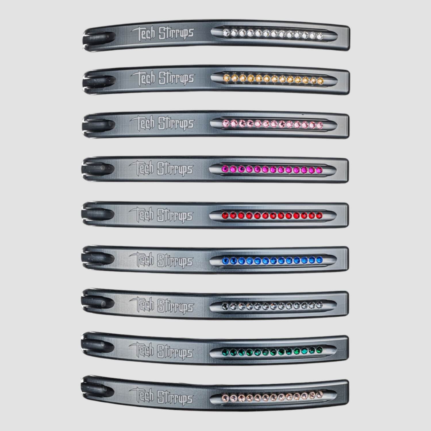 Tech Stirrups Venice Dressage Sloped mit Swarovski Steinen